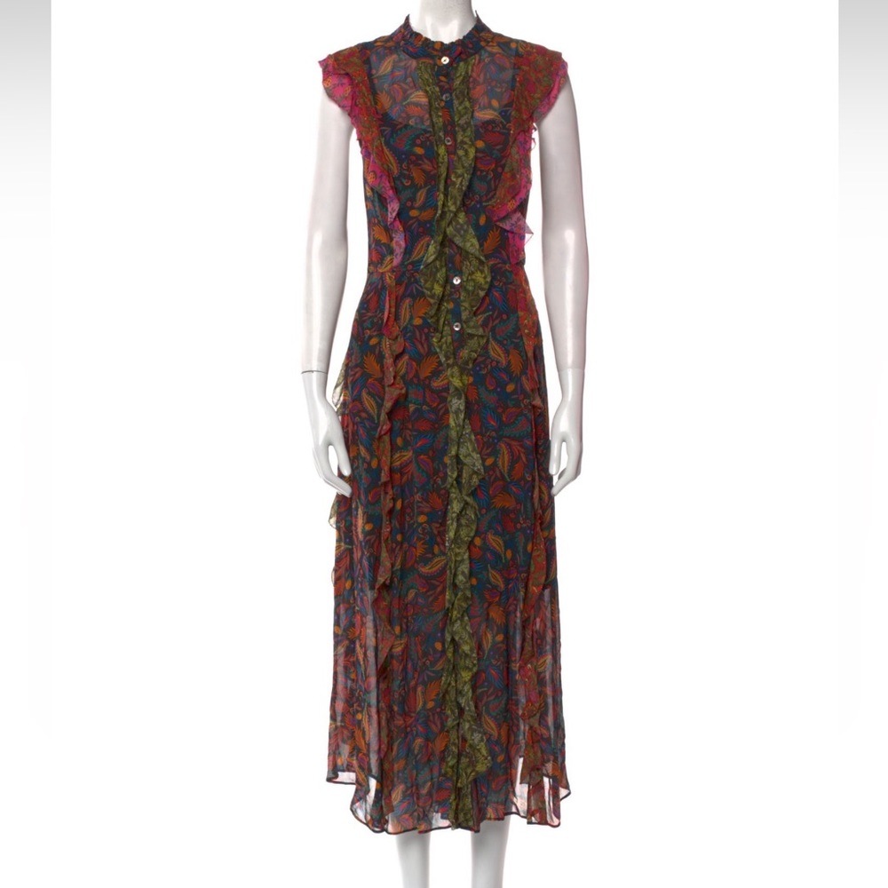 FARM Rio Floral Multicolor Maxi Dress